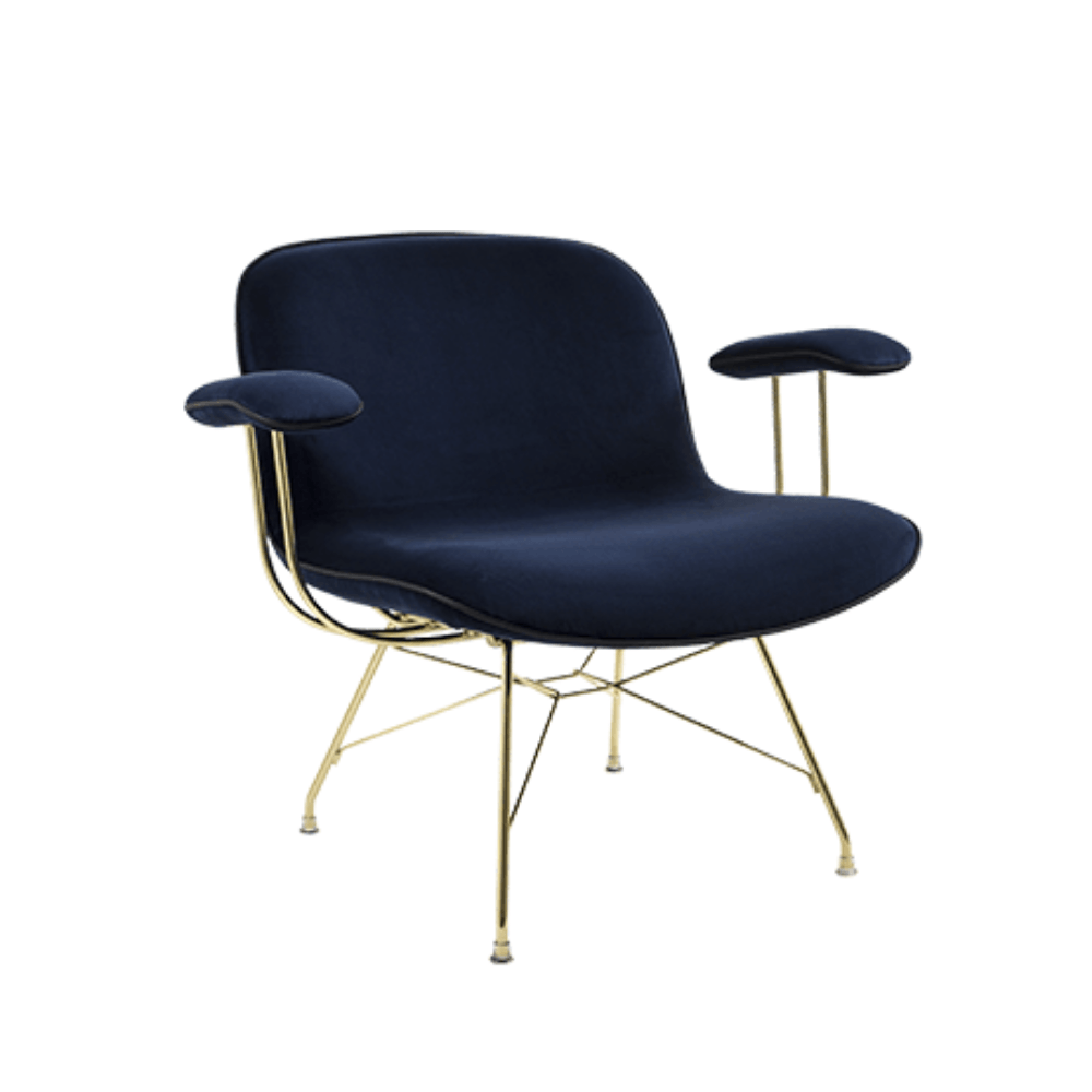 Poltrona Troy Magis Itália azul marinho